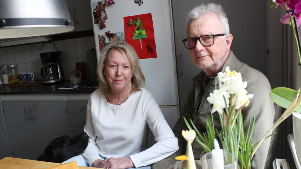 Carita Thörn har precis blivit godkänd som volontär för Tobiasregistret, med uppdraget att få fram fler frivilliga donatorer. Hennes man Micke fick nya stamceller 2008. "Utan donatorn hade jag inte suttit här."