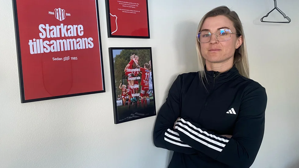 Piteå IF dams klubbchef Emelie Lövgren jobbar för att stärka alla delar av organisationen. 