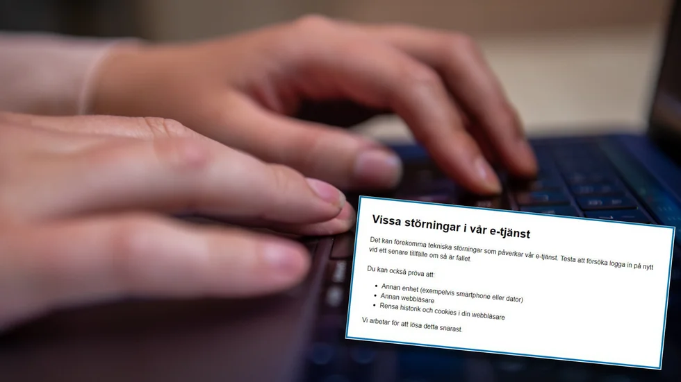 Hur länge ska Eskilstuna kommuns e-tjänst krångla, undrar skribenten. Skärmklippet är från kommunens sida för ansökan om ekonomiskt bistånd.