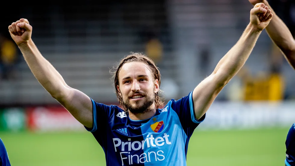 Kevin Walker var med och tog SM-guld med Djurgården 2019. Arkivbild.