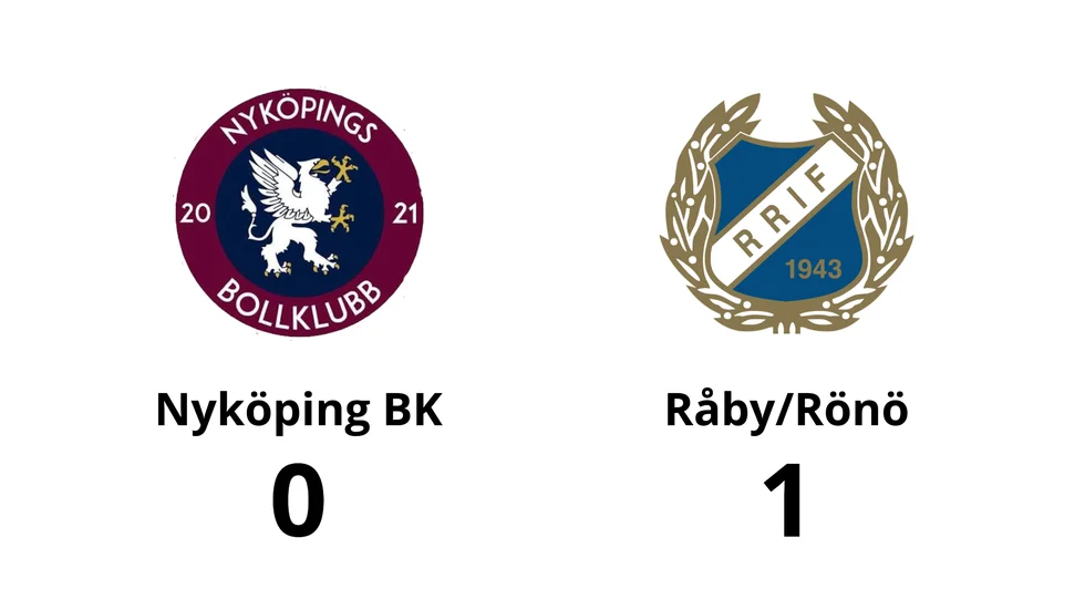 Nyköpings BK förlorade mot Råby-Rönö IF