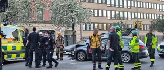 Krockade i Stockholm – med stulen bil från Uppsala
