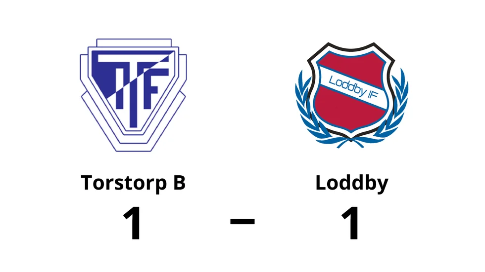 Torstorps IF B spelade lika mot Loddby IF