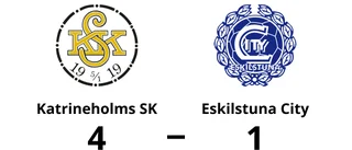 Blaise Sindjui gjorde två mål när Katrineholms SK vann