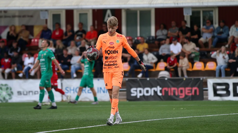 David Ehlin imponerade i sin startdebut för Bodens BK.
