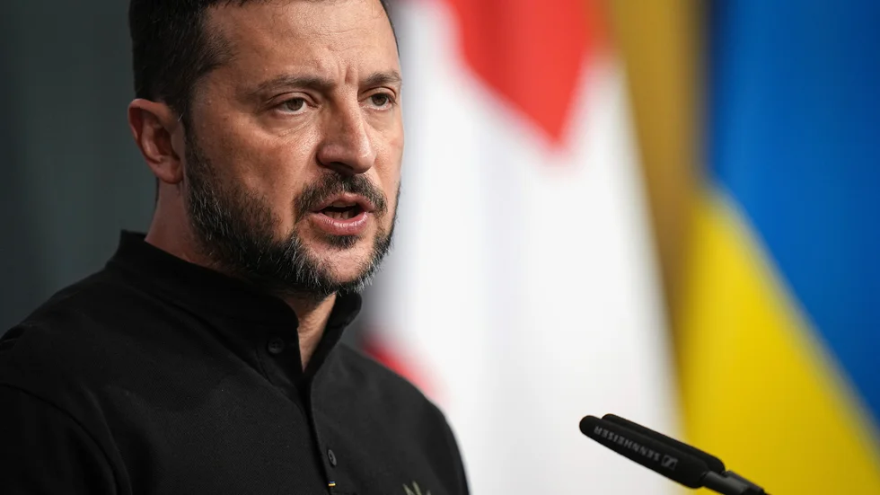 Ukrainas president Volodymyr Zelenskyj. Arkivbild.