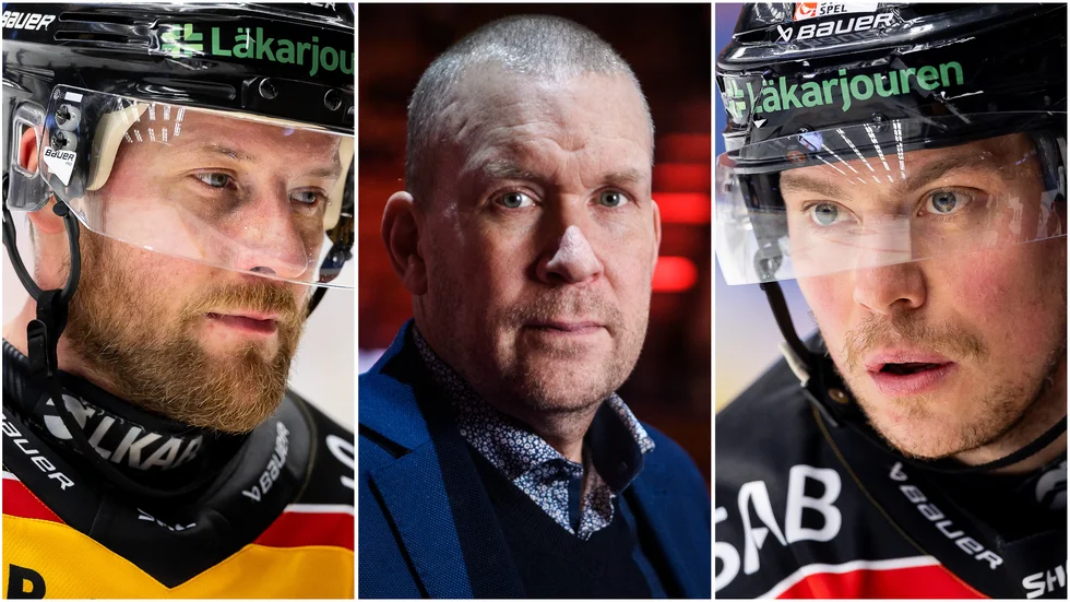 Linus Omark och lagkapten Erik Gustafsson kommenterar Stefan "Skuggan" Nilssons sorti från Luleå Hockey.