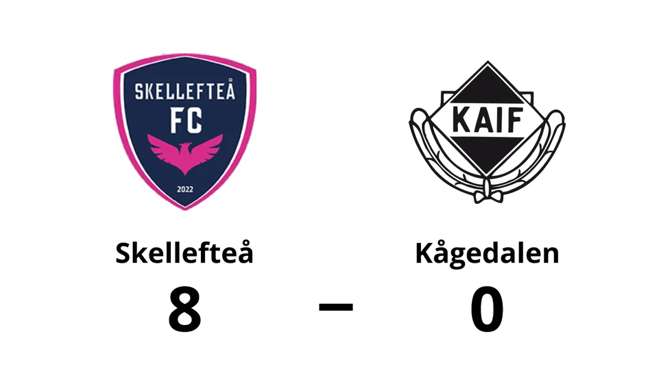 Skellefteå FC vann mot Kågedalens AIF
