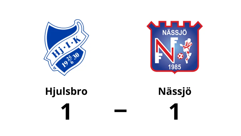 Hjulsbro IK spelade lika mot Nässjö