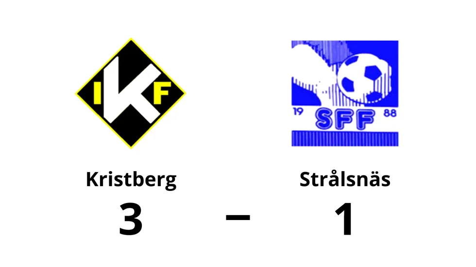 Kristbergs IF vann mot Strålsnäs FF
