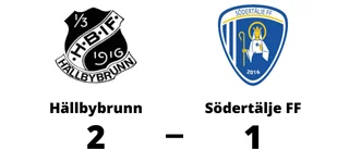 Hällbybrunn besegrade Södertälje FF på hemmaplan