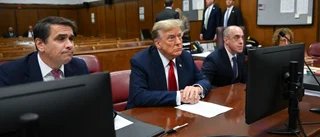 Trump vid domstolen: Ett angrepp på Amerika