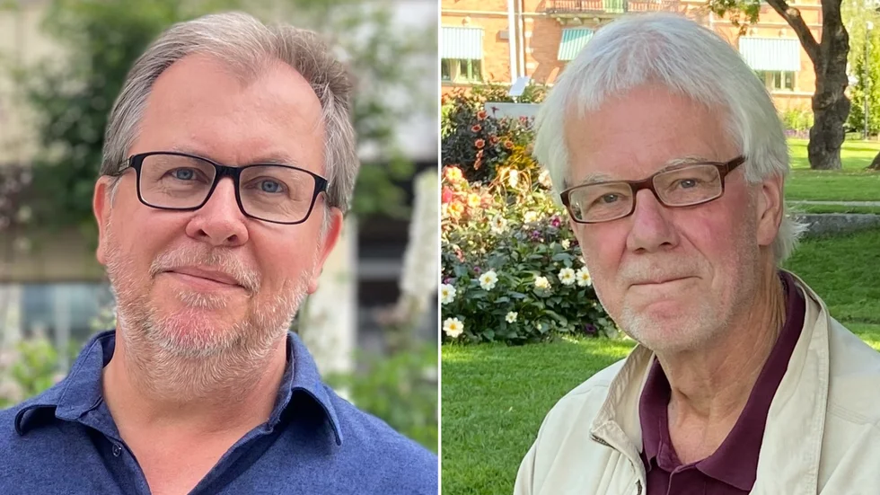 Tony Rosendahl och Göran Svenningson vill att majoriteten tar vädjan på allvar. "Vi är i en farlig situation just nu, med personal som sliter ut sig", säger Göran Svenningson.
