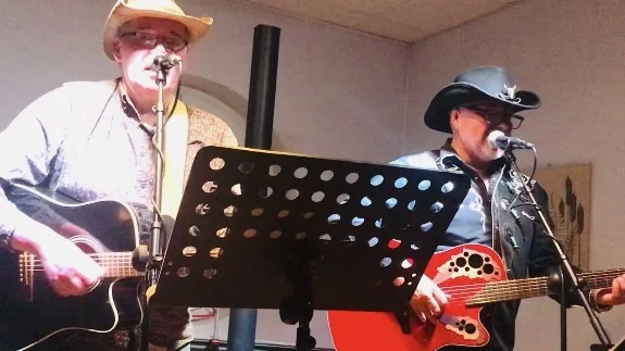Janne Stridsman, Jan Lundberg och Seppo Härkönen i Austin Band.