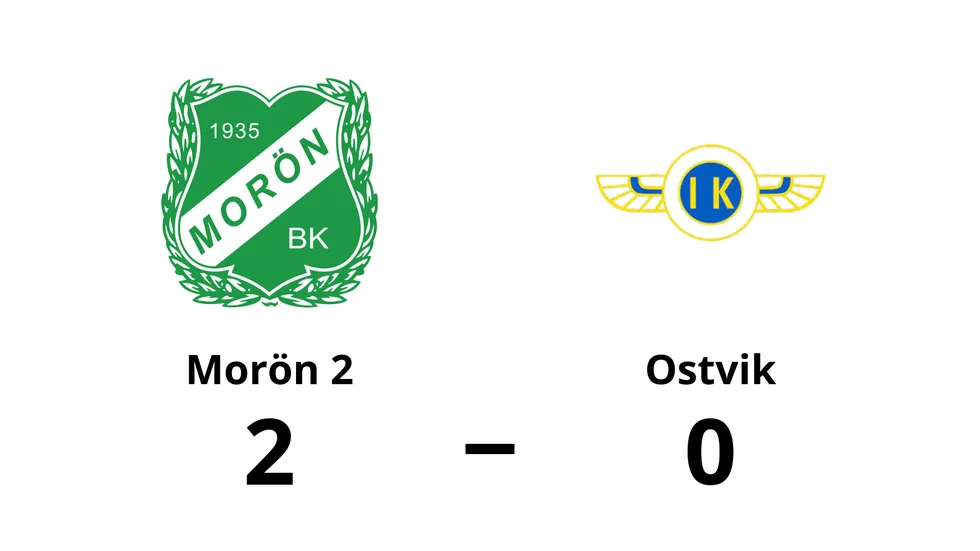Morön BK 2 vann mot Ostvik IK/DIF