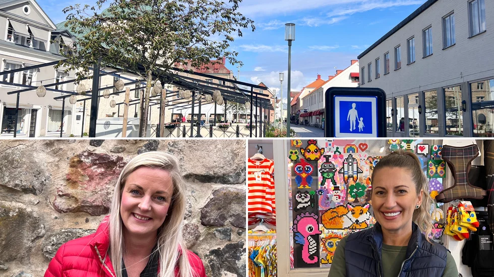 De båda Vadstenaföretagarna Matilda Milton och Tijana Oskarsson lyfter besökarnas betydelse för Vadstenas turism och handel.