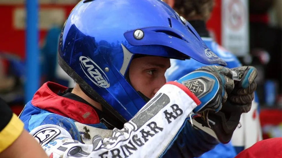 Slovenen Matej Zagar är klar för Piraterna. Här i en tävling från 2005 när han körde för Vargarna.