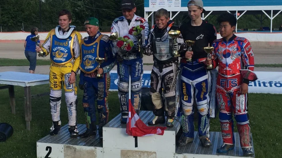 Medaljörer. Tre WMSK:are på pallen efter tävlingen i Vetlanda.