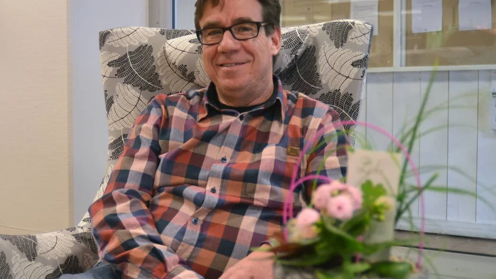 Ulf Lindholm, centrumledare i Gamleby, har många idéer om kommande aktiviteter i centrum.