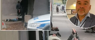 Sex män misstänks för grova brott – spektakulärt gripande bakom kyrka ✓En hemmahörande i Strängnäs