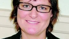 Lena Svahn, ordförande i samhällsföreningen.
