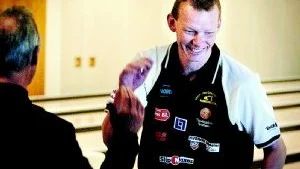 Toppspelare. Dominos Mikael Liljeqvist var näst bäst i snittligan med sina 222,7 poäng per serie. I fjol vann han. Foto: Matilda Ahl