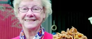 Plockade trattkantareller  
på årets sista dag