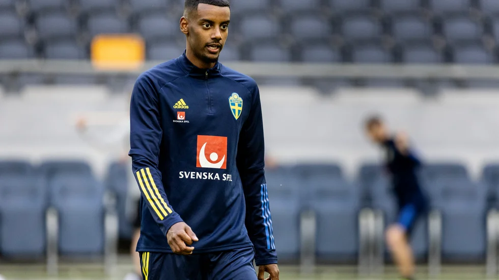 Alexander Isak är inte med i Newcastles matchtrupp. Arkivbild.