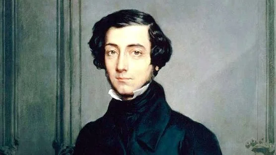 Minnen. Alexis de Tocqueville skriver om tumultet i Paris under ebruarirevolutionen 1848. Théodore Chassériau porträtt är från 1850.