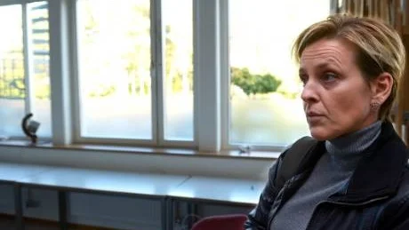Bildläraren Ann-Sofie Karlsson på estetprogrammet är bedrövad efter stölden av de splitter nya datorerna.Foto: Ilkka Ranta