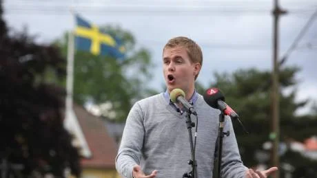 Ett av Miljöpartiets språkrör, Gustav Fridolin.Foto: Scanpix