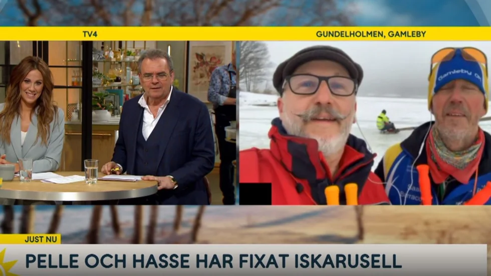 Pelle Liljegren och Hasse Söderberg medverkade i TV4:s Nyhetsmorgon under fredagen.