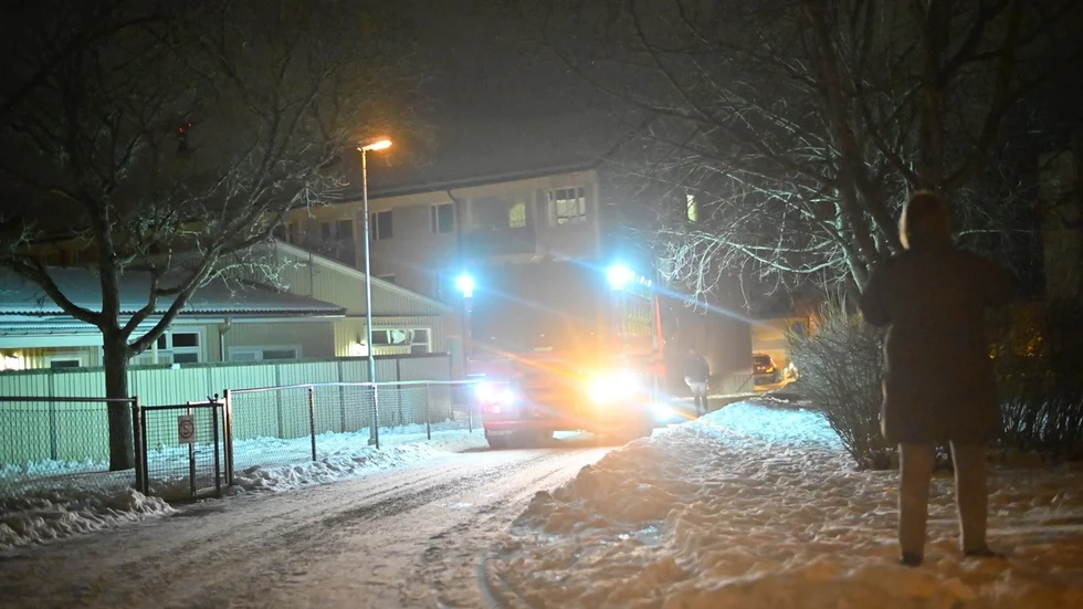 Räddningstjänsten ryckte ut till en adress på Hovetorpsgatan i Berga på onsdagskvällen.
