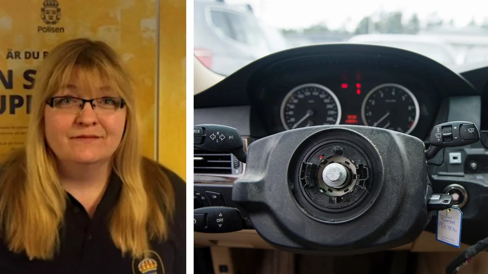 Värdet på de stulna bildelar uppskattas till drygt 184 miljoner kronor i hela landet under 2020. Eva Johansson, analytiker på brottssamordningen i polisregion öst, är en av de poliser som arbetar med att få fatt i gärningsmännen. 