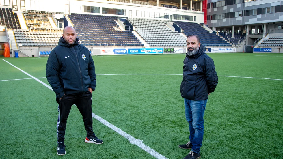 Ett nytt samarbete. Artisten Ken Ring och Linköping Citys manager Khalid Neshati offentliggjorde sina planer under måndagen.