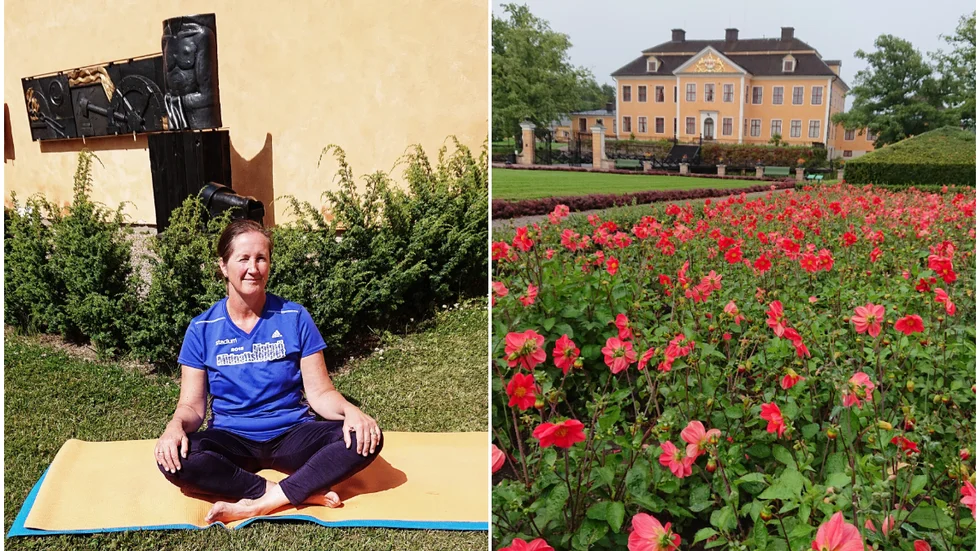 Barbro Nyberg driver ett bed and breakfast i Lövstabruk. Nyligen har hon utbildat sig till yogalärare och börjat hålla lektioner. 