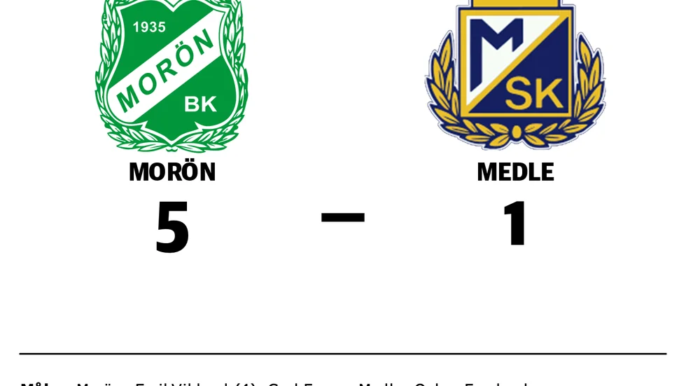 Morön BK 2 vann mot Medle SK