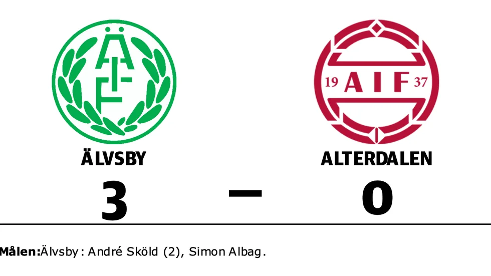 Älvsby IF vann mot Alterdalens IF