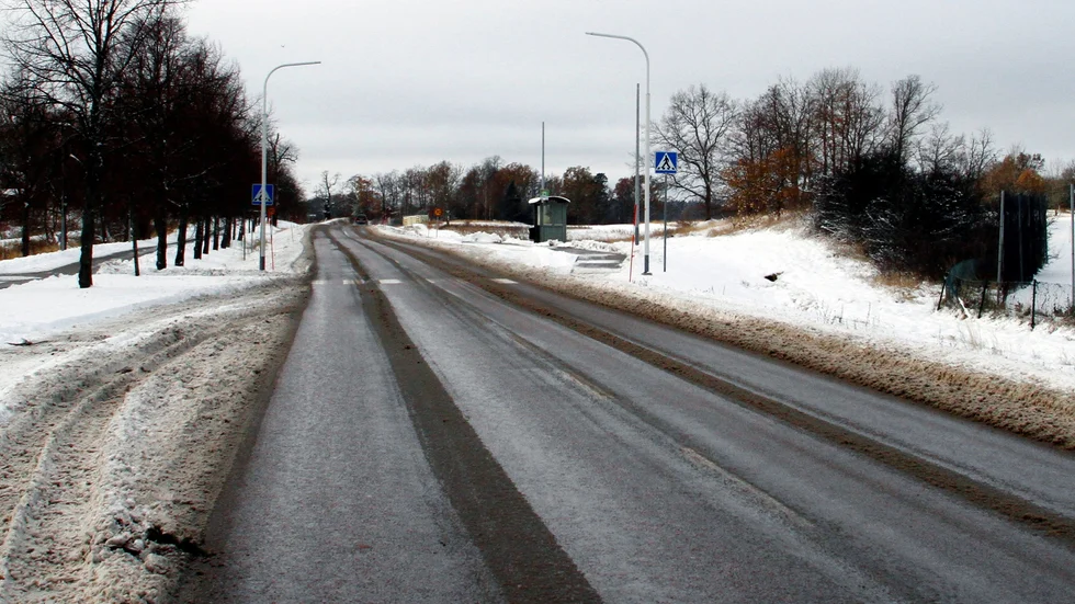 "Ett ärende för sig", säger en trafikingenjör apropå den hårt debatterade och kritiserade väg 223 just ovanför Gripsholms slott och Gripsholmsskolan.