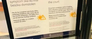 Så jobbar tingsrätterna smittsäkert