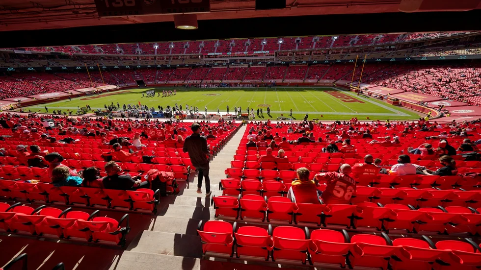 Kansas City Chiefs stänger ner träningsanläggningen efter positiva coronatester. Arkivbild.