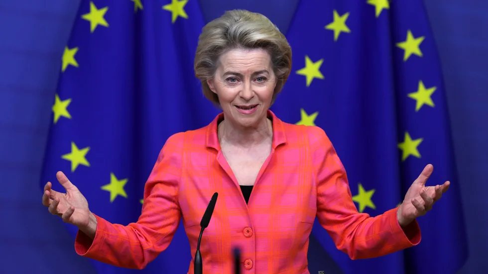EU-kommissionens ordförande Ursula von der Leyen. Arkivbild.