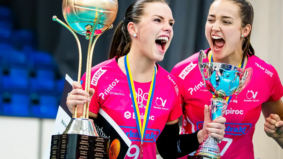 Freja Morén till höger och Örebro är tillbaka i Grand Prix efter januaris vinst.