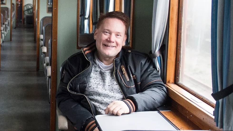Kai Tamminen, från Oxelösund, är ordförande och trafikansvarig i Föreningen Sörmlands veteranjärnväg.
