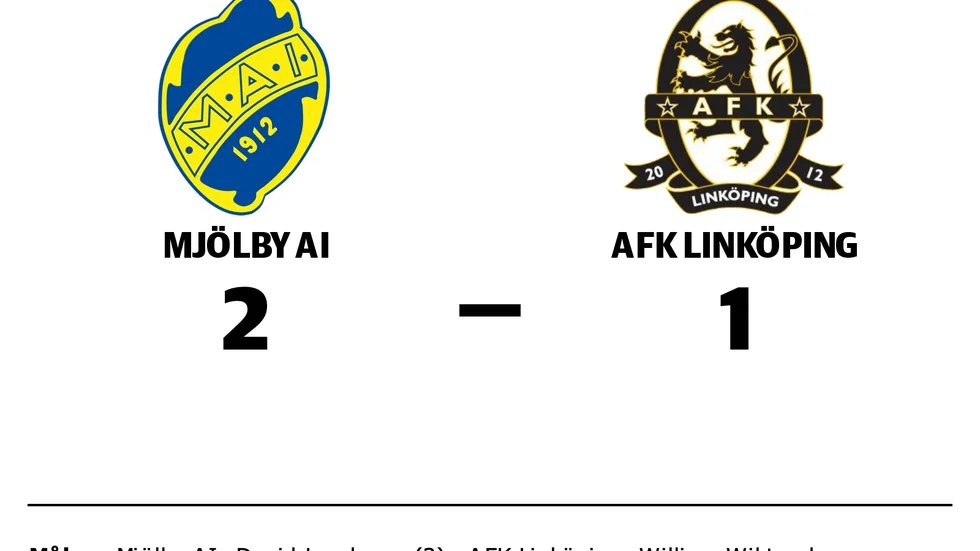 Mjölby AI vann mot AFK Linköping