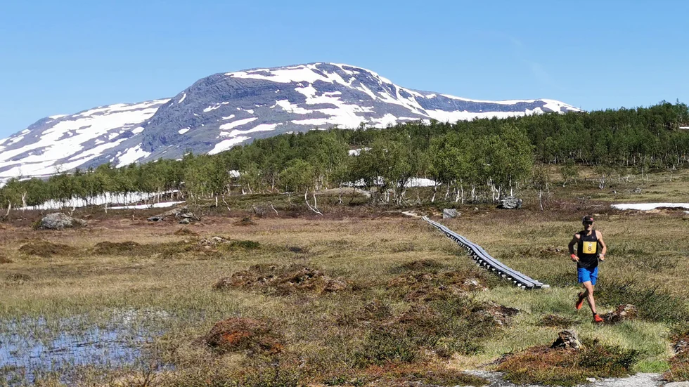 Adam Bitén, vann herrklassen av den längre upplagan av Arctic circle race som gick av stapeln i lördags.