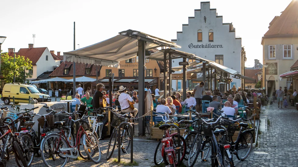 Stora Torget i Visby. Arkivbild.