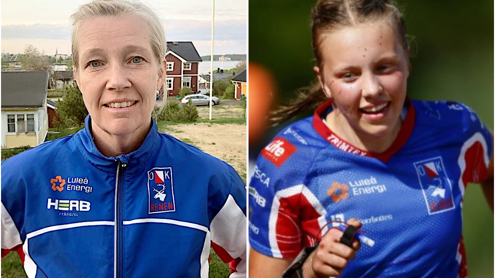 Tävlingsledaren Maria Svanberg, till vänster i bild, och OK Renens stjärna Hanna Lundberg, till höger i bild får vänta på SM-tävlingarna i Boden och Luleå.