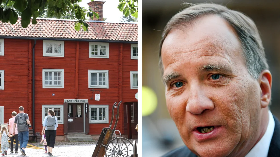 Statsminister Stefan Löfven lyssnade under tisdagen på hur chefer från Gamla Linköping upplevt coronakrisen.