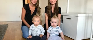 Systrarna födde barn på samma dag